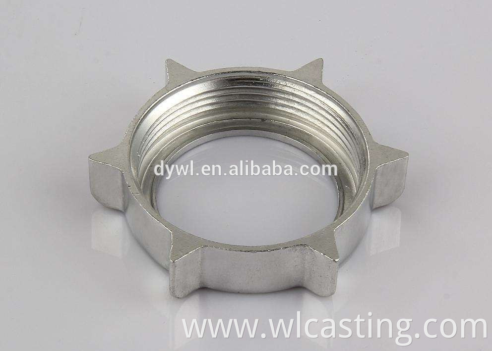stainless steel meat mixer blade machining investment casting ring thread bolt